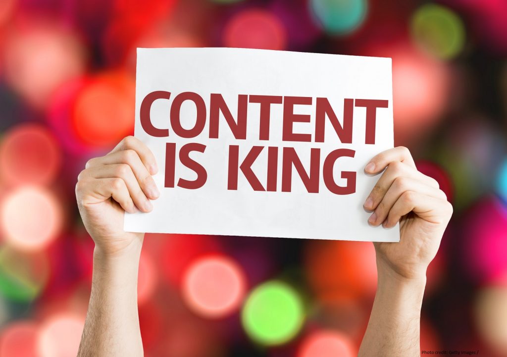 High quality content is a vital part of successful websites