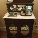 Old Wailuku Table with Coffee