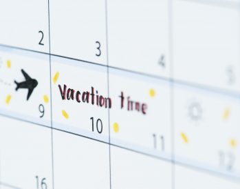 Vacation calendar reminder