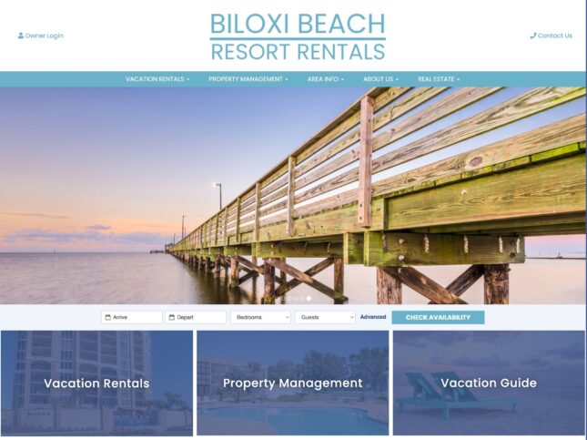 Biloxi Beach Condo Rentals Homepage